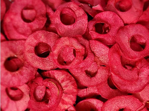 تصویر 2 از سیب خشک لبویی فله و بسته‌ بندی برای میان وعده